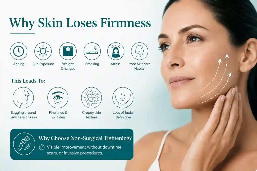 What Makes Skin Lose Firmness and Why Do People Seek Non-Surgical Tightening Sedgley Park?